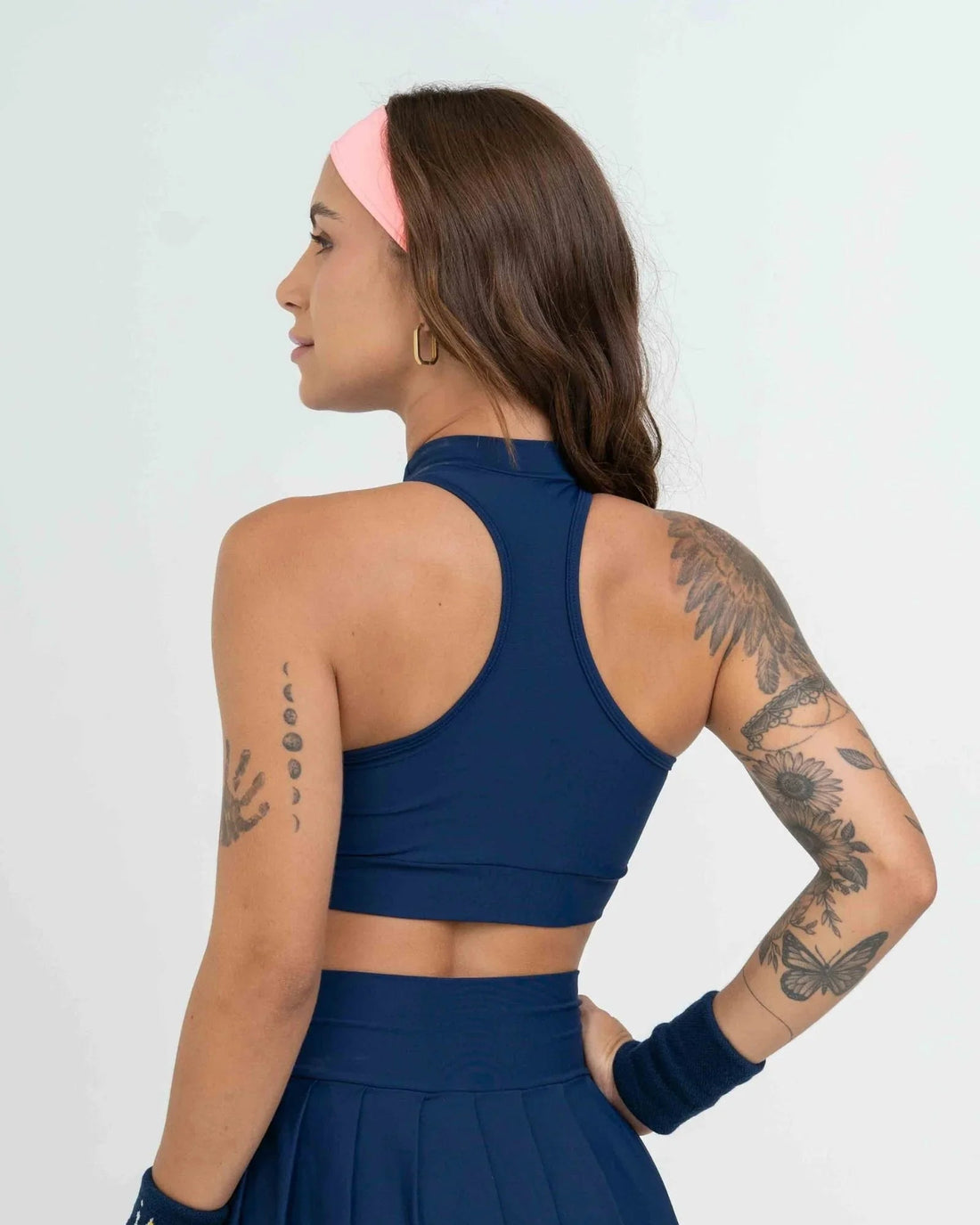 Top Fitness Aline Azul Marinho