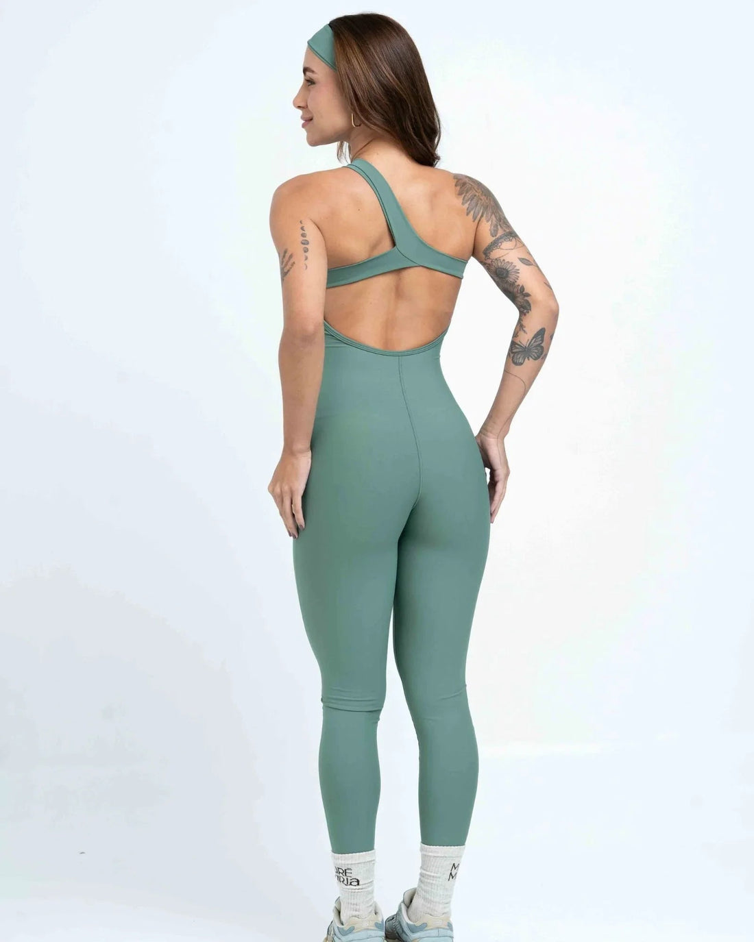 Macacão Fitness Vivi Verde Eucalipto