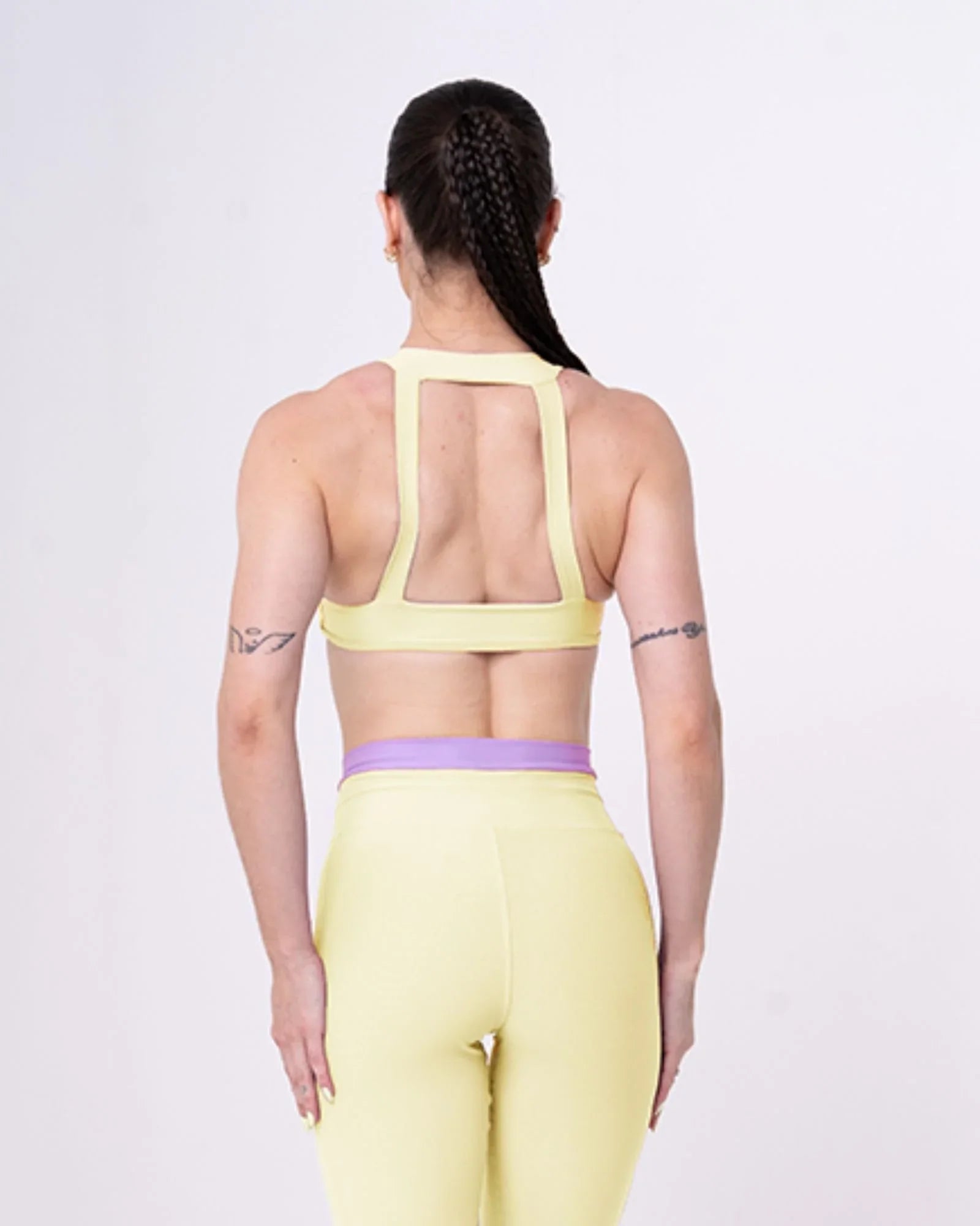 Calça Classic Duo Chá Verde com Lavanda Compressão c/ bolso