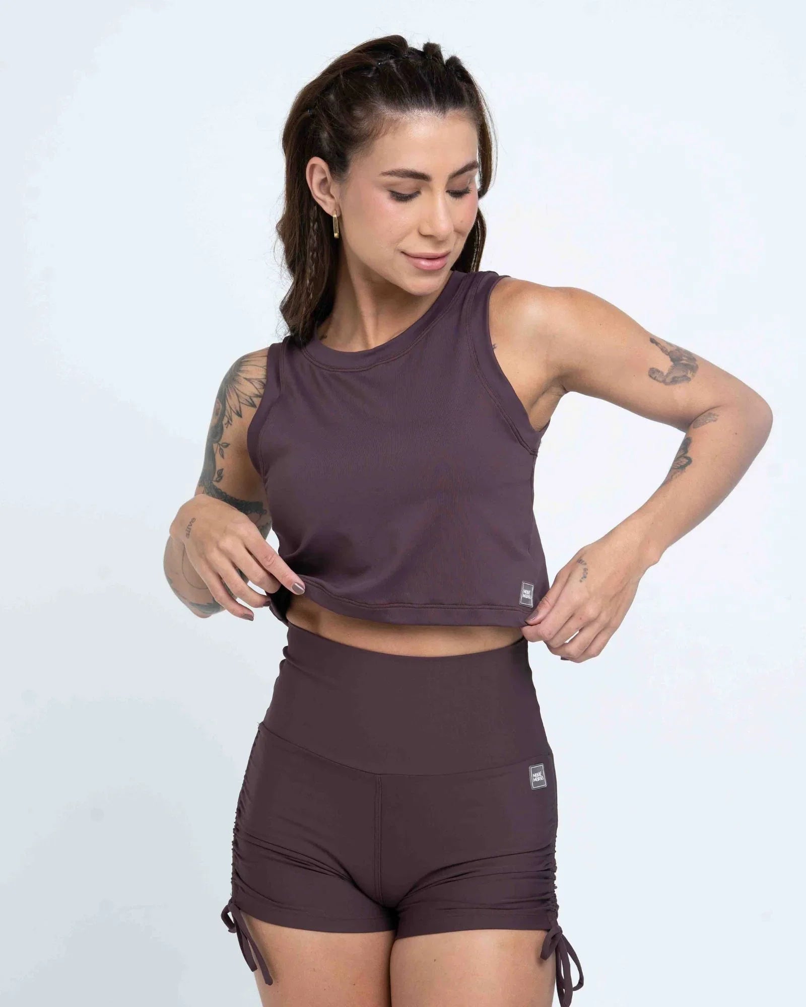 Regata Cropped Moletinho