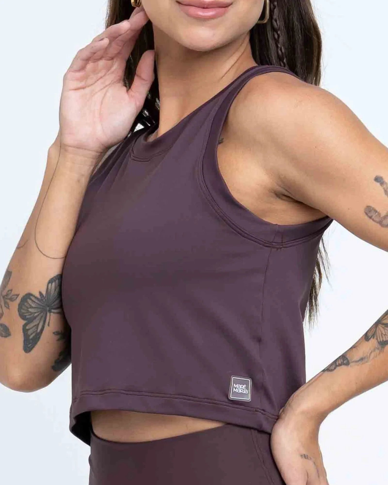 Regata Cropped Moletinho