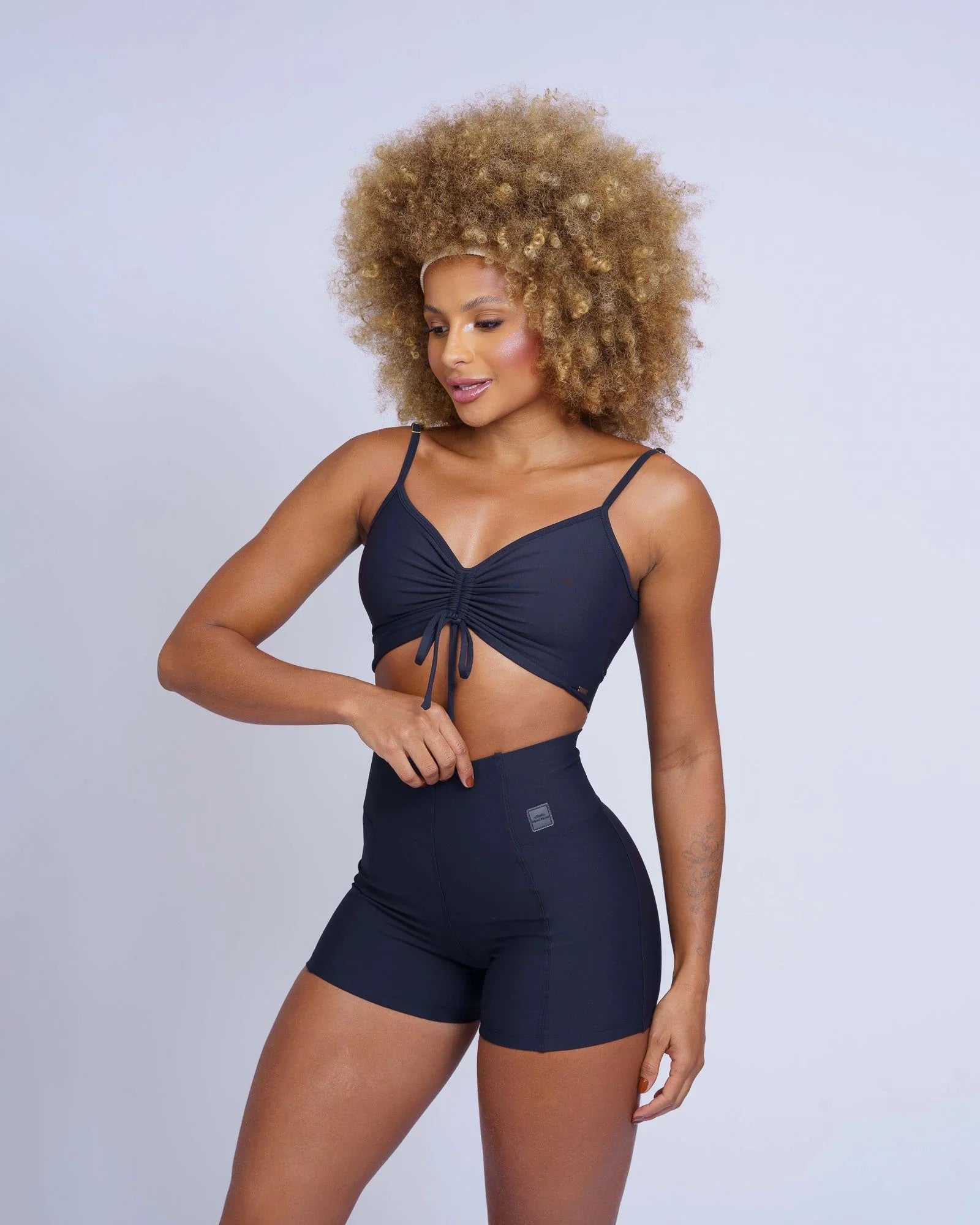 Top fitness Rayssa invertido preto