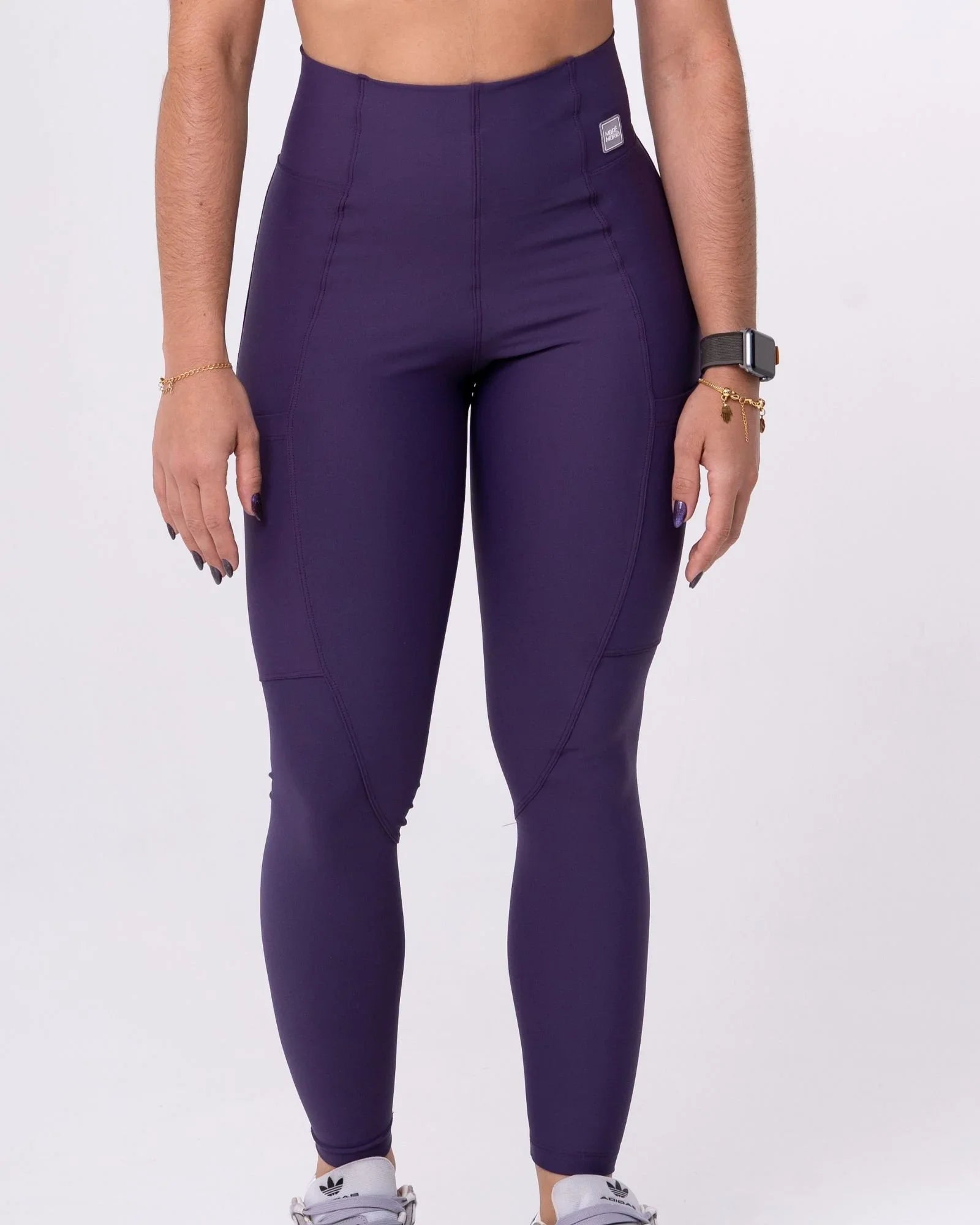 Calça Classic Violeta Compressão com bolso
