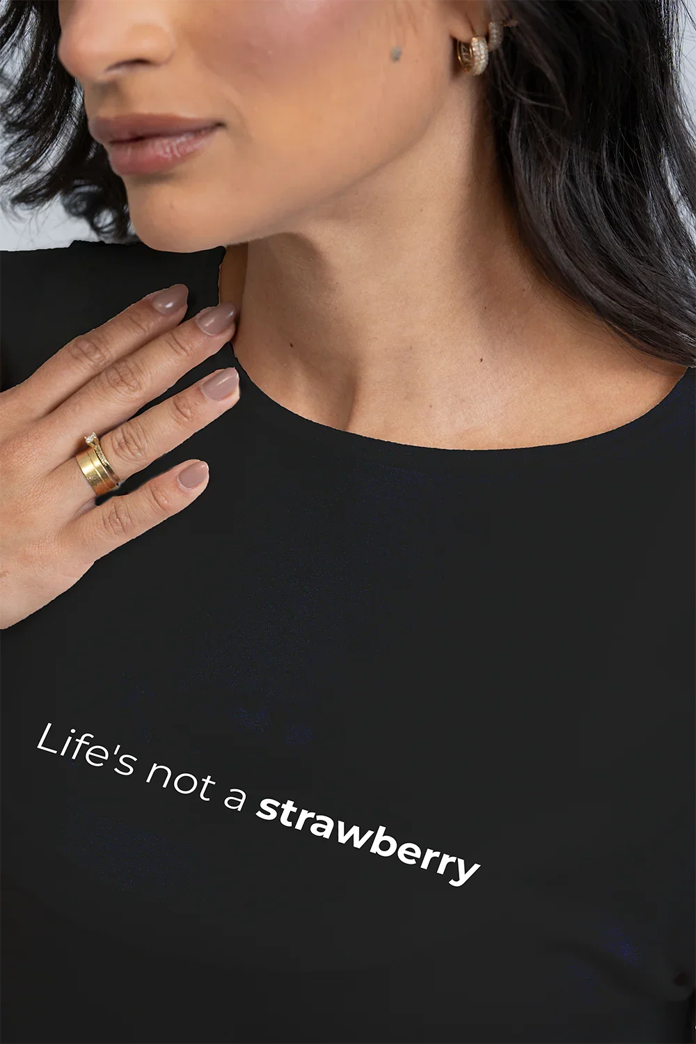 Blusão Fitness Oversized Life´s not a strawberry