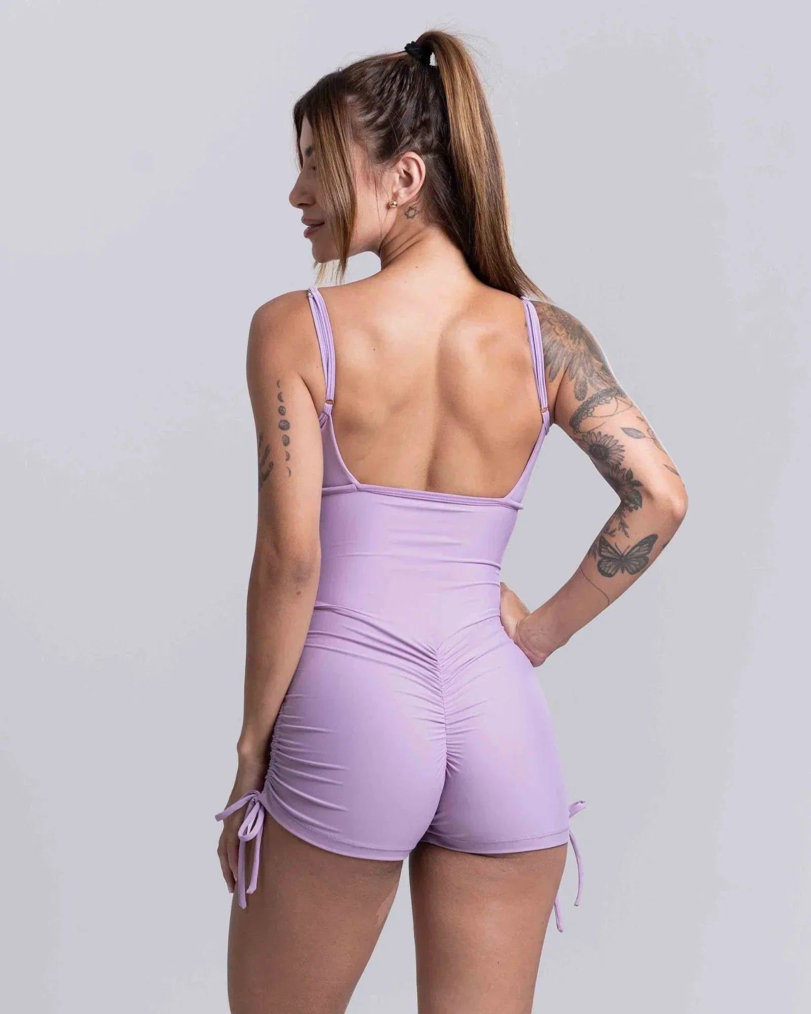 Macaquinho New Pérola Lavanda com empina